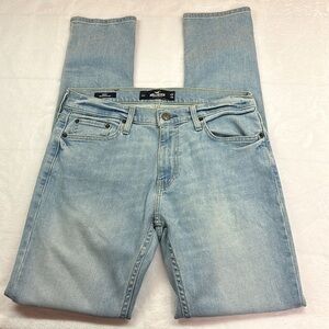 Hollister Skinny Epic Flex Lightwash Five Pocket Jean 31W 34L EUC